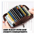 Baellerry Long Wallet For Men Slim Money Mobile Men Leather Wallet Card Holder. 