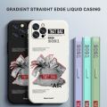 Hontinga for Samsung Galaxy S9 Plus Case Side Design Phone Cover Creative Funny Dollar Bag Be Rich Cover Square Edge Pattern Liquid Silicone Trend Case. 