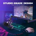 FIFINE BM88 Microphone Arm Stand, Boom Arm Stand with Desk Mount Clamp, Screw Adapter, Cable Management, Suspension Scissor Mic Stand for Boom Stick Microphone, for Podcast Streaming Gaming Studio. 