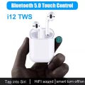 HLstar® I12 tws 5.0 Bluetooth Stereo Headset Wireless Touch Control Earbuds Bass Handsfree Headset Headphones Super Bass i12 Airpods i20 i30 tws Earphones For iPhone Android Including Retail Box. 