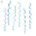 1 Set Party Ribbon Eye-catching Waterproof PVC Decorative Ceiling Hanging Swirl Ribbon for Home. 
