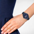 Fossil ES4092 Leather Strap Wrist Watch for Women. 