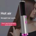 3-in-1 Multifunctional Hot Air Comb Styling Tool Hair Dryer Straight Hair Curler. 