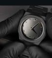 Black Arabic Aura Watch Full Black Wrist Watch. 