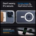 Iphone 16,15,14,13,12, Premium Spigen Magsafe Crystal Clear Ultra Hybrid Case Spigen Military Grade Protection Crystal Clear Spigen Magsafe Case. 