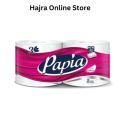 Papia Toilet Roll 3-Ply | Soft & Absorbent | Silky Softness | Pack of 2 Rolls. 