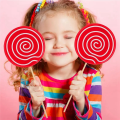3Pcs Simulated Lollipop Prop Fake Lollipop Model Candy Ornament Wedding Festival Party Decoration Easy to Use ,Red. 