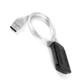 2X PC USB 2.0 to SATA IDE 40 Pin Cable Adapter for 2.5 3.5 Hard Disk. 