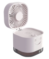 Smiley Fan Humidifier, Mini Desktop Humidifier Spray Fan, USB Cube Folding Fan, Portable Mini Fan Humidifier, Magic Cube Folding Spray Fan, Air Cooled Folding Humidifier. 