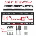 14inch To 42inch Universal LCD LED TV Fix Wall Stand Non-Movable Wall Bracket. 