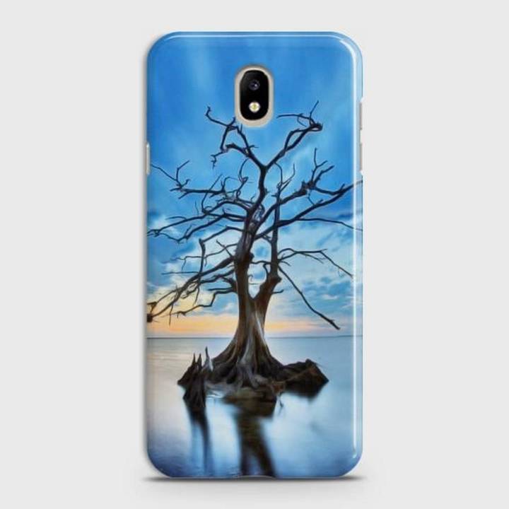 Samsung Galaxy J7 2017 (J720) Cover - SkinLee HQ Hard Case - Luxury Blue Beautiful Light Moon - SKINLEE-483-1-217-143