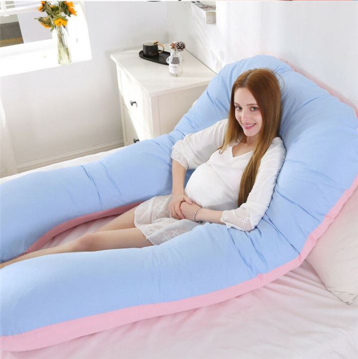 Maternity Pillow | Full Body Support Pillow - Ball Fiber Filled | U-Shaped - 100% Premium Comfort