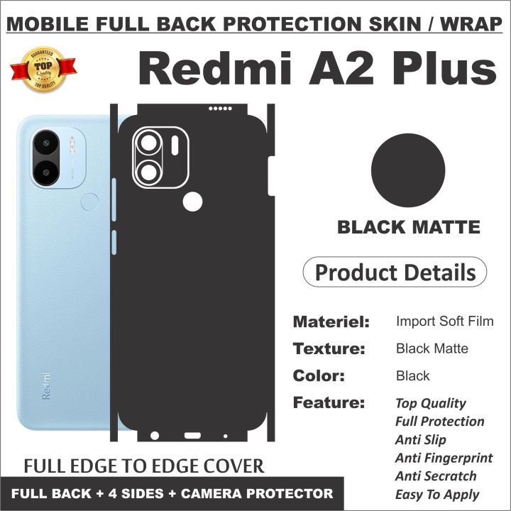 REDMI%20A2%20PLUS%20FULL%20BACK%20360%20premium%20Protection%20Skin%20Wrap%20full%20cover%20Premium%20Quality%20-%20Image%203