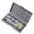 AIWA 40-Piece Combination Socket Wrench Set, SAE & Metric Sizes, Ratchet Wrench & Socket Ratchet Tool Kit for Auto Repair and Motorcycle Maintenance. 
