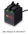 Gopro Hero 5/6/7/8 Dual Type c Battery Charger Emiral Charge Battery singal or double. 