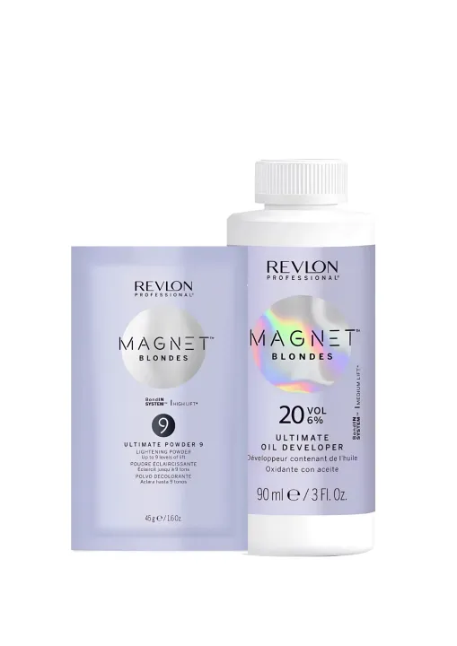Magnet™ Blondes Bleaching Bundle - Powder 9 Sachet 45g & Developer 90ml ...