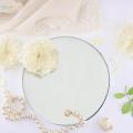 3x Mirror Trays Photo Props Decoration Mirror Plate for Centerpieces Candies Toiletries. 