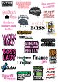 Business Women Stickers  Boss Lady  Stickers  Lady CEO Aesthetic Stickers  24  Pieces of  Cool  Stickers  For Decoration Laptops Mobile and Journal Best Quality 2  Inch Adhesives Girls And Boys Vibes. 