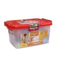 200 Pcs Colorful Building Blocks Bucket for Kids | Educational & Creative Construction Toy Set | Storage Tub Included. 