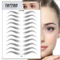 tattoo pencil eyebrow temporary eyebrow tattoos stickers stick on eyebrows waterproof 3d fake tatoo brow sketch sticker brows. 