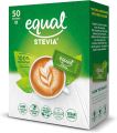 Equal Stevia Sweetener - 100% Natural Sweetness from Stevia, No Sugar Added, Vegan Friendly, Low Calorie per Sachet, Tastes Like Sugar - Available in Convenient Stevia Sachets and Powder for Equal Stevia Sweetness in Every Use Original Stock. 