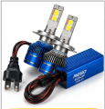 LED Headlight H4 LED Headlight Car Headlight Bulb REGO 8000W Super Bright LED Bulb Universal 12V High Low Beam Auto Headlamp Pair. 