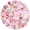 10/30/50 Pcs Cartoon Pink Girl Heart Cute Bear Graffiti Decorate Stickers DIY Luggage Phone Guitar Laptop Party Gift Toy Sticker. 