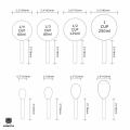 Gold Measuring Cups Measuring Spoons Set Stainless Steel 8 PIECE Dry and Liquid Ingredients Cooking Utensils. 