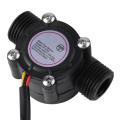 High Precision DN15 G1/2 Water Flow Sensor Hall Effect Flowmeter 1-30L/min-HT. 