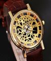 New Smart & Stylish Black Leather Strap Watch for Men-Girls-Boys With Box. 