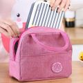 Insulated Lunch Bag For Picnic School Thickened Simple Food Drink Fresh-Keeping Cooler Bag Lunch Box Organizer. 