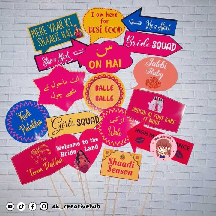 Mehndi/Wedding%20Props,%20Mehndi/Mayoun/Dholki/Engagement%20Props%2018%20Pcs,%20Photo%20Booth%20Prop%20for%20girls,%20Weddings%20Props%20Pack%20of%2017%20pcs%20-%20Image%204
