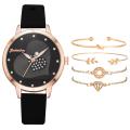 Fashion Women Watches Simple Heart shaped crystal Ladies Quartz Wristwatches Fresh Female Black silicone Clock Kobieta Zegarek. 