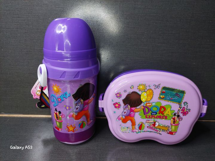 Kids Backpack Set With Lunch Box, Pencil Case & Bottle Cover - 4 Piece School & Travel Set For Boys Girls