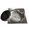 Floor drain waste stainless steel jaali jali 6x6 cup wali kitchen bathroom. 