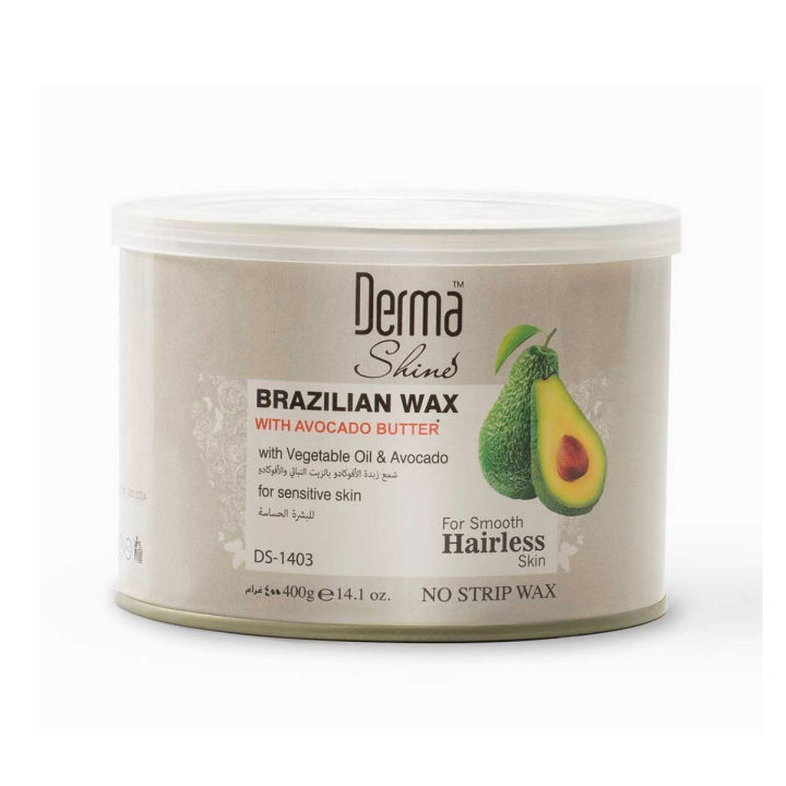 Derma Shine Brazilian Wax With Avocado - 400 G