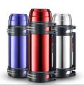 Cille 1100ml / 2200ml / 3000ml / 4000ml Stainless Steel Insulated Thermos Flask Water Bottle Vacuum Flask Double Layer Cold Hot Water Bottle Outdoor Camping Bottle 12-24 Hours Hot and Cold Time. 