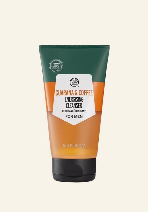 The body shop Guarana and Coffee Energizing Cleanser For Men 150ml