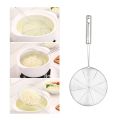 Asian Strainer Ladle Stainless Steel Wire Colander Spoon With Handle For Kitchen Frying Food Pasta Spaghetti Noodle-Basic Kitchen Tools. 