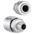 10 Pcs Air Line Hose Euro Connectors, Hose Compressor Fittings 1/4-Inch BSP Thread Quick Release Connector Fittings Set. 