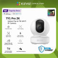 Ezviz by Hikvision TY1 Pro 3MP 2K Wireless WI-Fi IP Camera Indoor Pan/Tilt Security CCTV Camera | Human Shape Detection | Loud Noise Detection | Color Night Vision|Two-Way Calling with Touch Button| Auto-Tracking |Patrol Mode| Supports Up to 512GB Storage. 