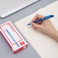 Deli - EQ00130- Ball Point Pen Spring (Tip 0.7mm)(12PCS/Box) - Blue. 