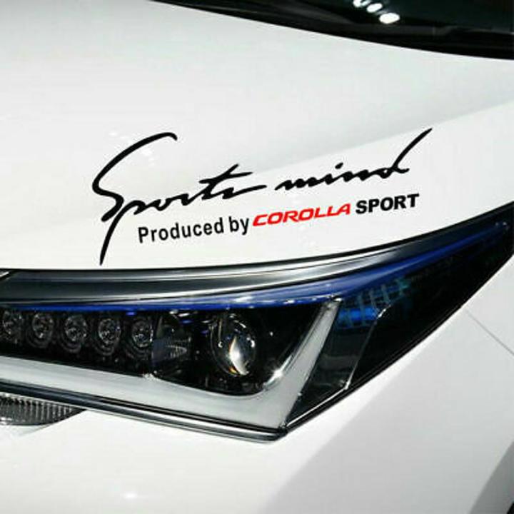 Toyota Funny Sports Mind Bumper Car Sticker Headlight Decal For Toyota Corolla Decal Sticker Funny bumper stickers, Toyota, Car sticker design Accessories Sticker Auto Accessories car Accessories