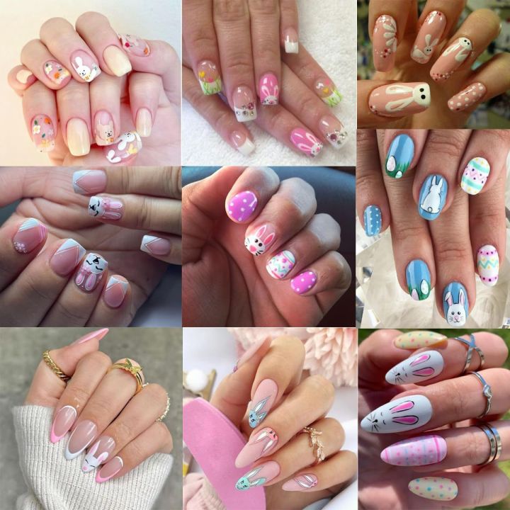 5-Sheet%20Kids%20Waterproof%203D%20Cartoon%20Bunny%20Flower%20Heart%20Rabbit%20&%20Princess%20Nail%20Art%20Stickers%20Decals%20for%20Baby%20Girls%20-%20Image%208