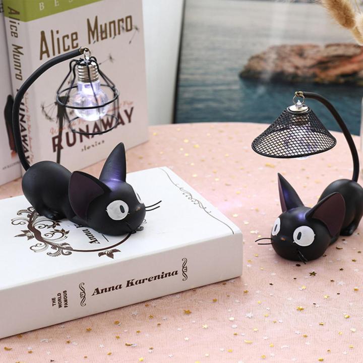 Kiki's Cat Night Light Children Students Ghibli Present Reading Lamp LED Night Lamp for Birthday Gift Bedroom Desktop Decoration