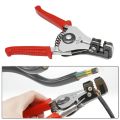 Automatic Wire Stripping Tool, Terminal Crimper & Wire Cutter for Wires for Electrical Repairs & Maintenance on Home Appliances & Electronics Compatible Red Hand Tools Pliers. 