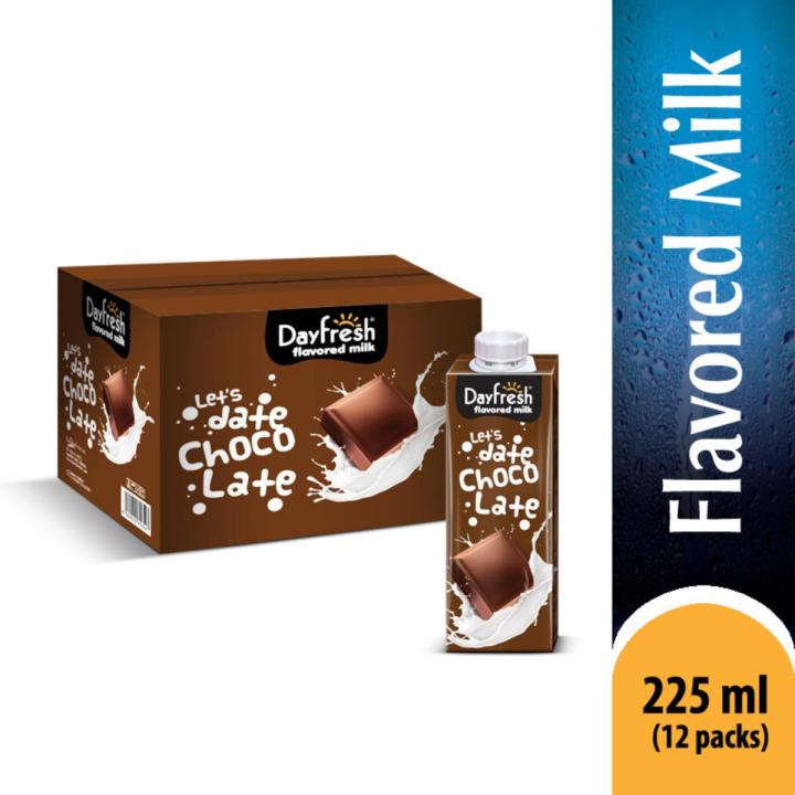 Pack of 12 Dayfresh Chocolate Flavored Milk 225ml