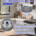 W11156487 W10823529 for Cooktop Knob, Stove Knob Parts, 1 PCS. 