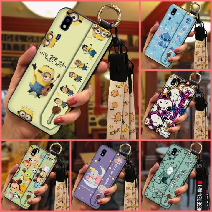 Phone%20Holder%20Kickstand%20Phone%20Case%20For%20Samsung%20Galaxy%20A2%20Core%20Dirt-resistant%20Soft%20case%20Back%20Cover%20Lanyard%20Durable%20Cute%20-%20Image%203