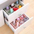 Drawer Organizer Partition 4 Pcs Separator - Green Pink Purple. 